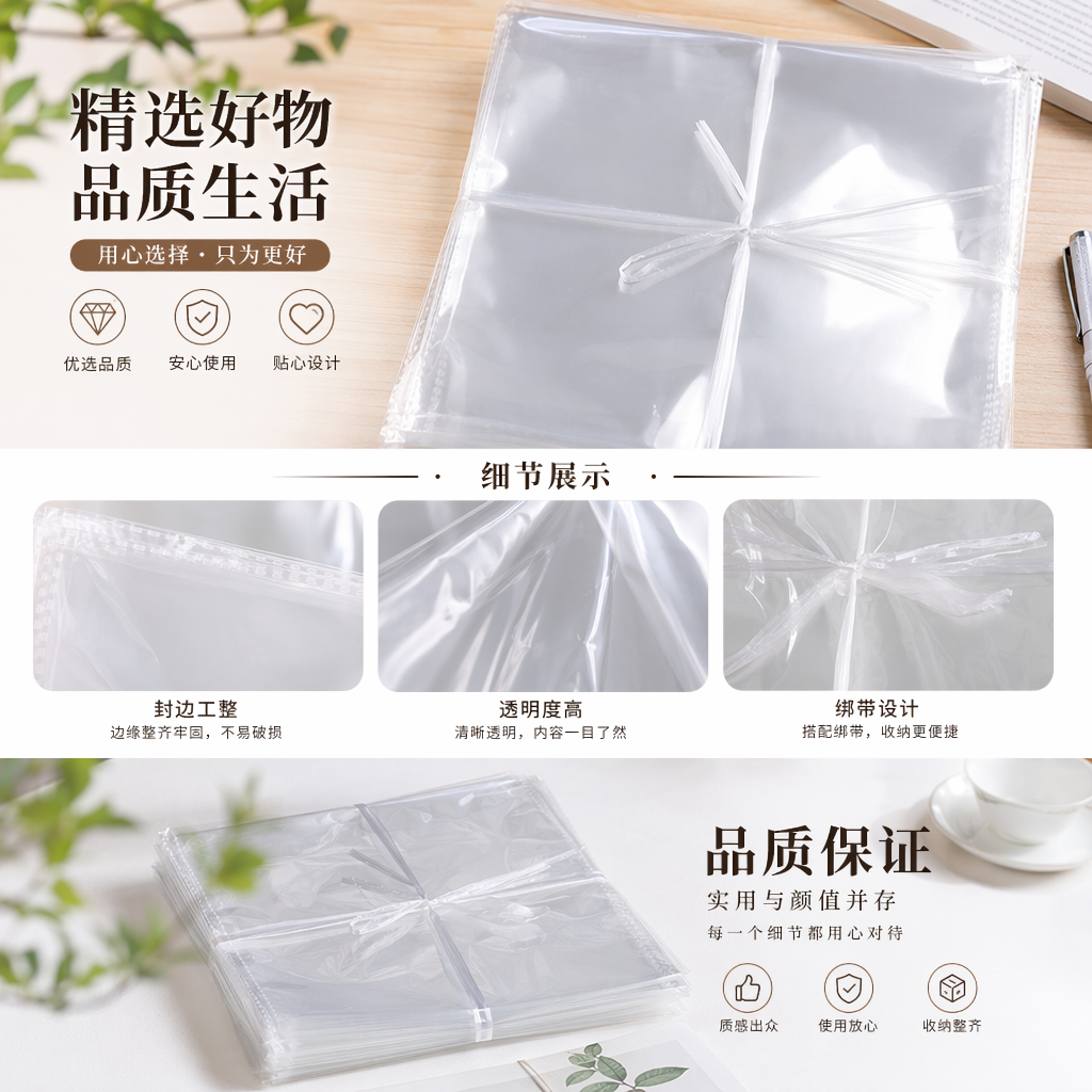 opp材质专用密封袋 饰品包装袋详情1