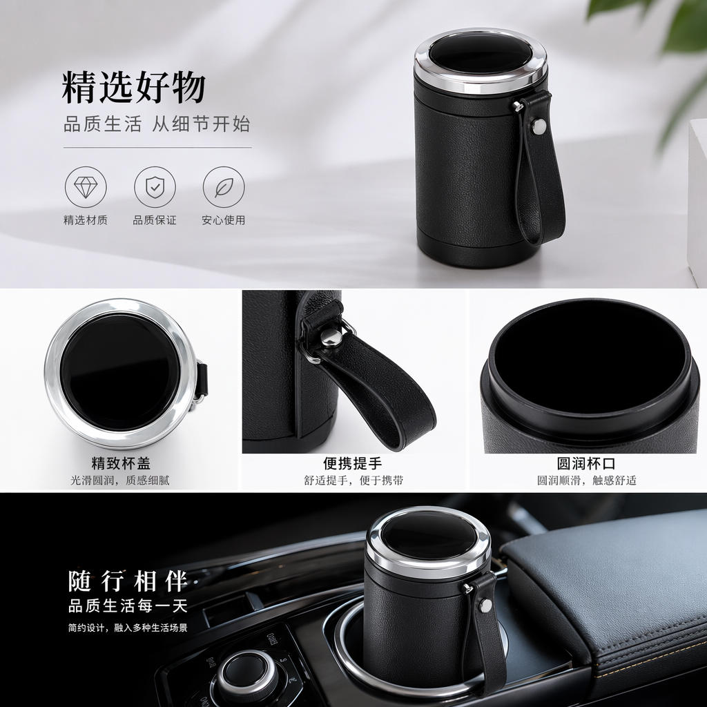 金属杯盖 通用型杯盖 防漏密封杯盖 适配多种水杯详情1