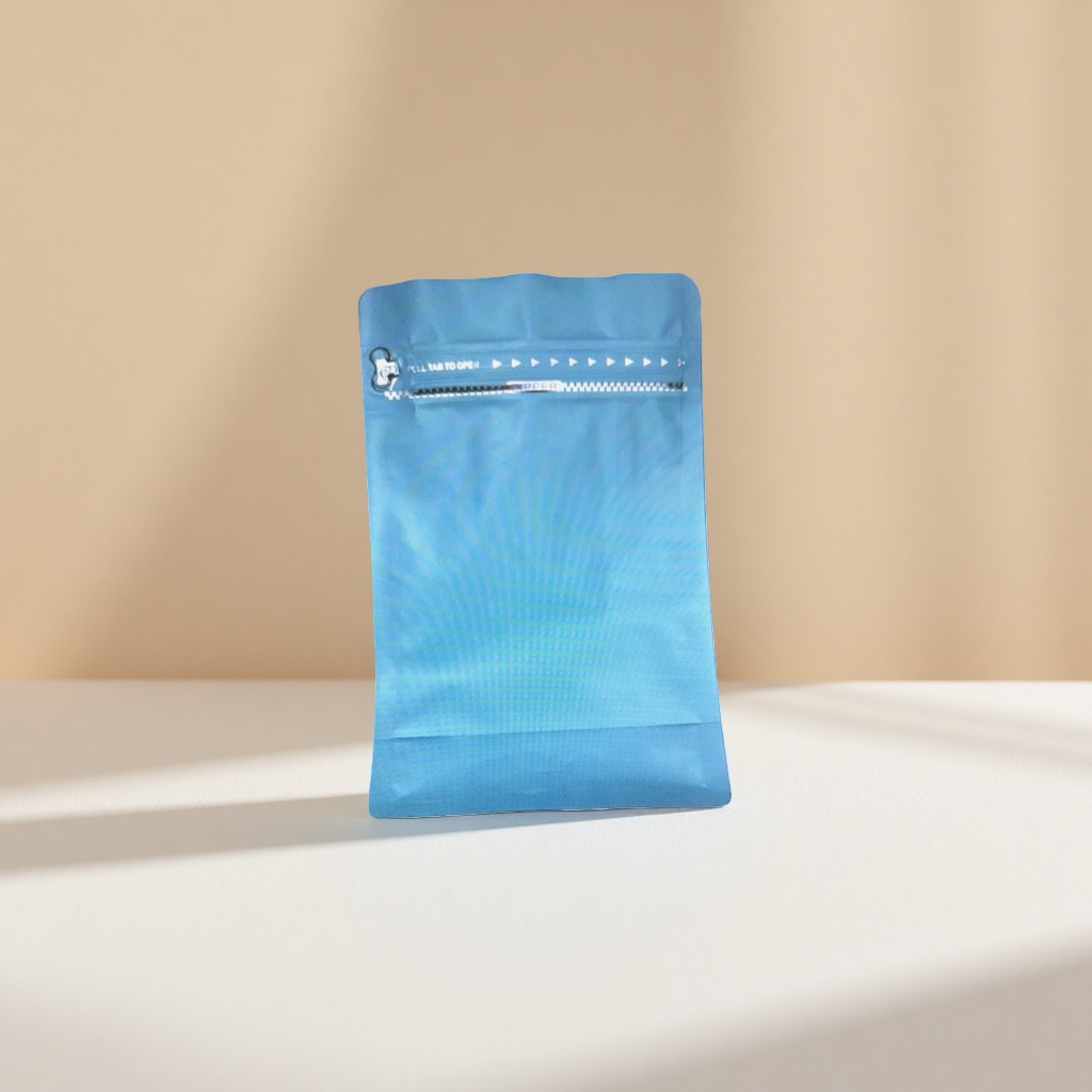 Blue thickened sealed bag, self-standing moisture-proof and fresh-keeping food-grade storage bag Specification image