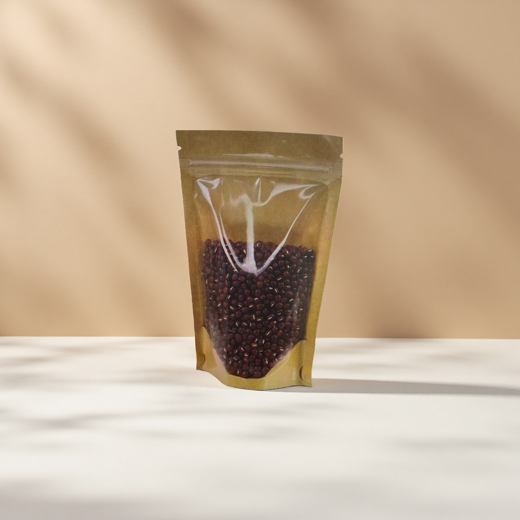 Brown packaging bag contains high-quality red adzuki beans, 500g of ingredients for making porridge and soup Application Scenario