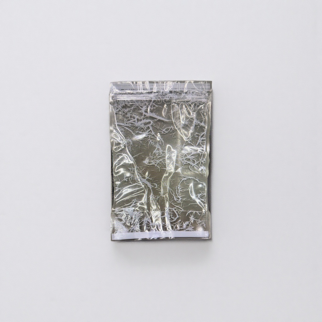 Transparent plastic bags contain white filamentous objects for laboratory teaching demonstration materials Specification image