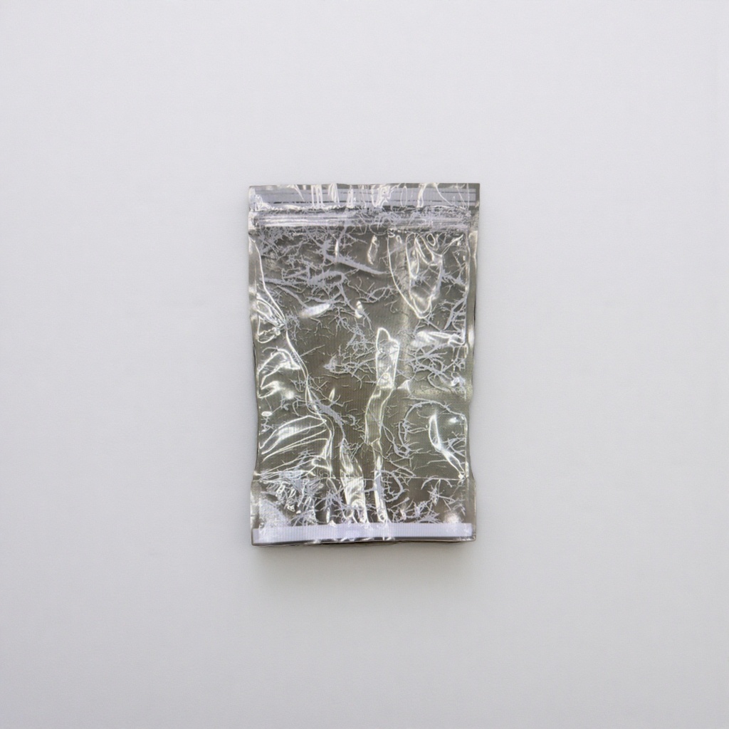 Transparent plastic bags contain white filamentous objects for laboratory teaching demonstration materials details Picture