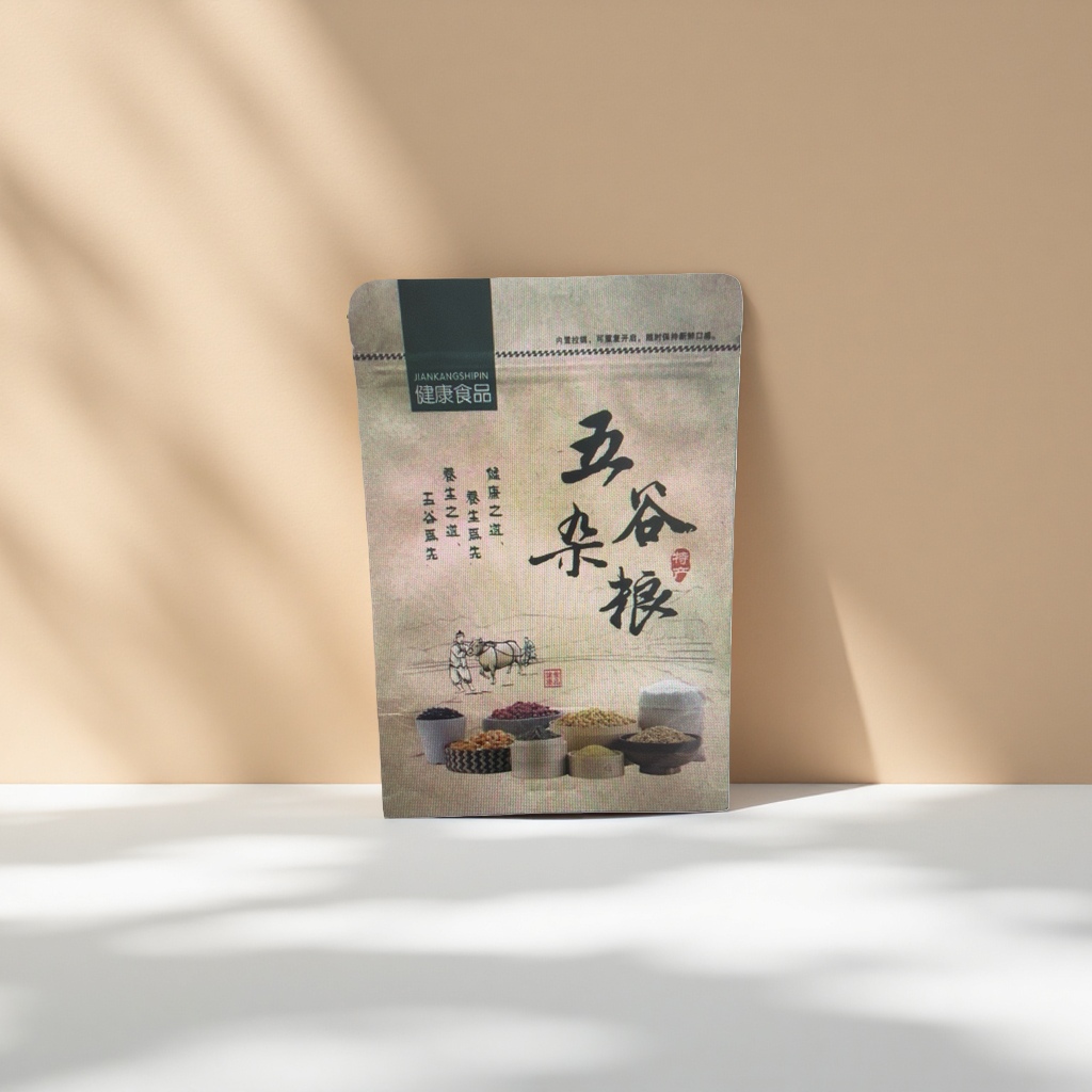 Healthy coarse grain food in a light yellow packaging bag and a gift box of five grains and miscellaneous grains Specification image