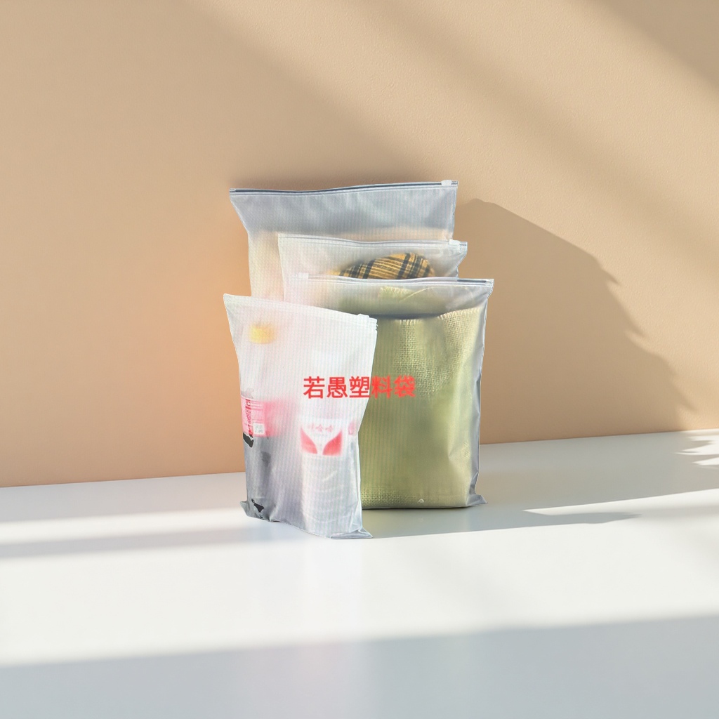 Bolsa de plástico transparente engrosada ripstop food grade seal poly bag bolsa ziplock grande Specification image