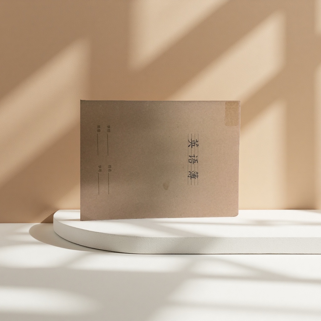 棕色真皮质感笔记本封面简约商务风通用A5/A6尺寸