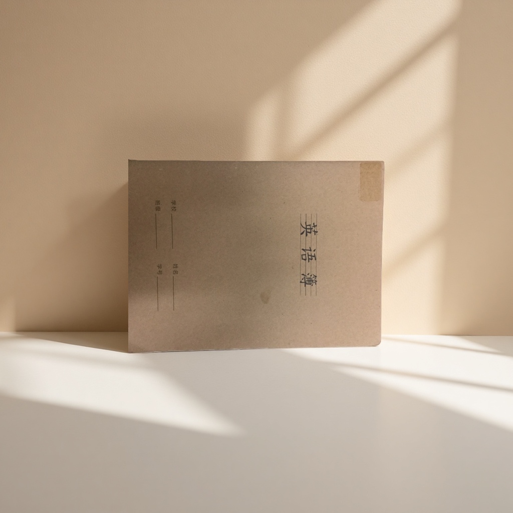 棕色笔记本封面产品图