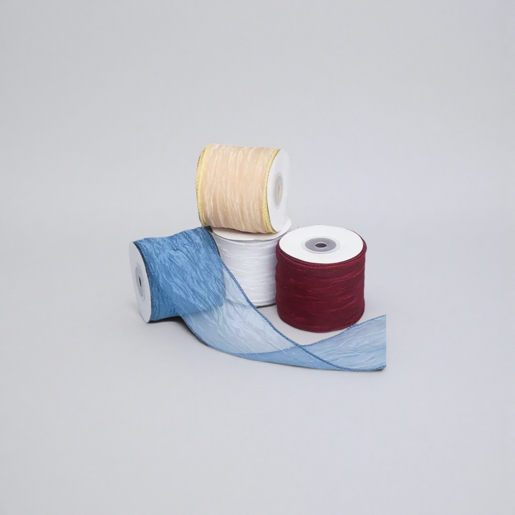 Colorful ribbon rolls 25mm wide and 10-meter-long lace bow decorations for DIY packaging by hand Specification image