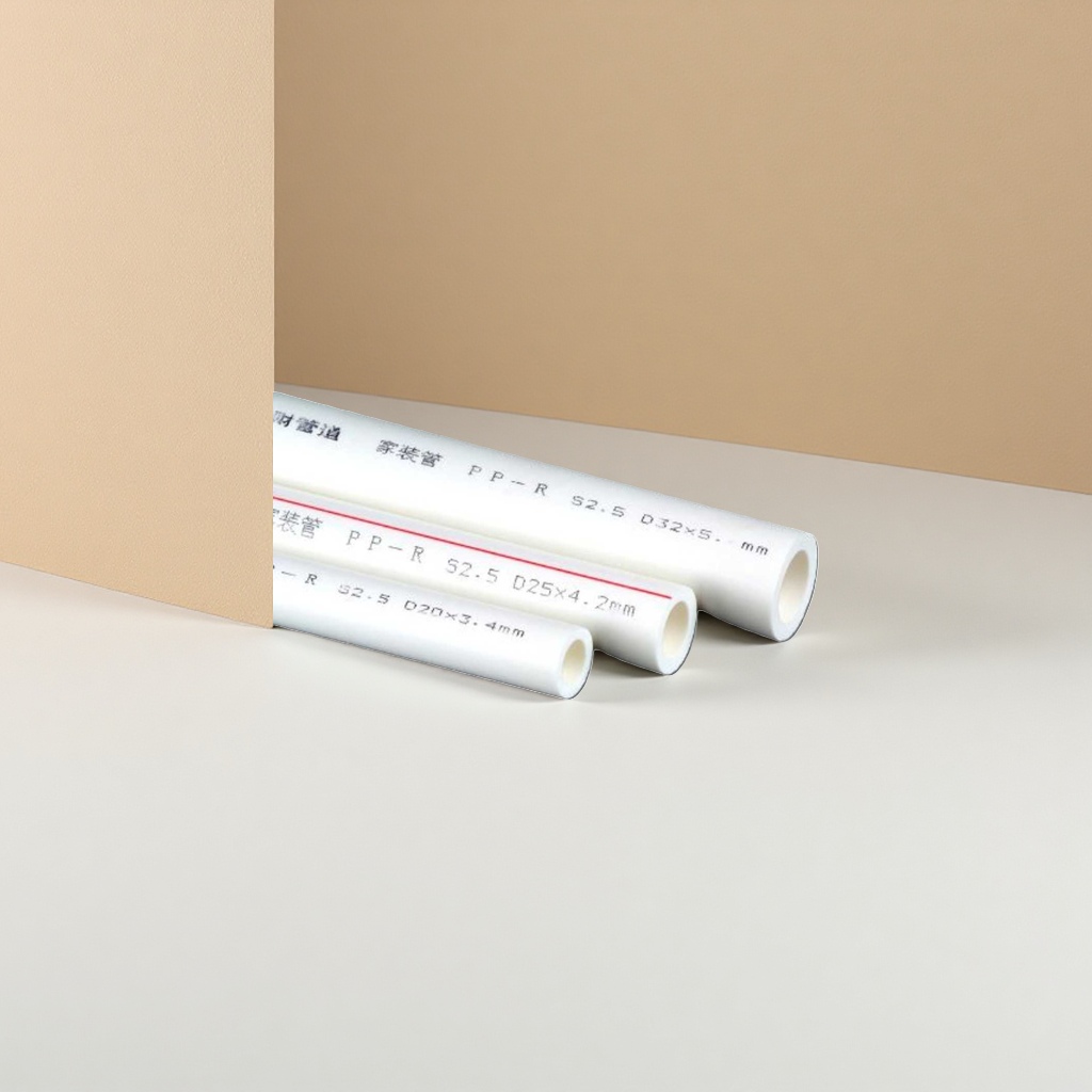 白色PP-R家装管冷热水通用加厚耐用环保无毒