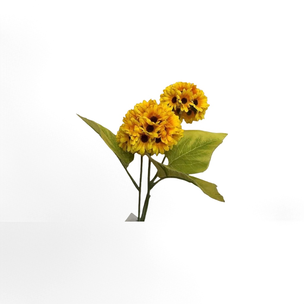 The main body of the yellow sunflower bouquet is a fresh flower arrangement for decorating the living room, bedroom and balcony Specification image
