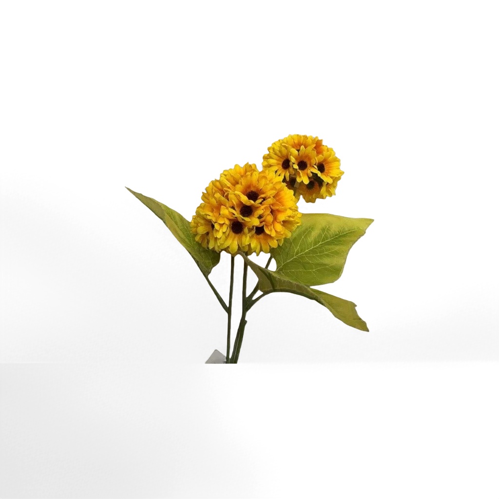 The main body of the yellow sunflower bouquet is a fresh flower arrangement for decorating the living room, bedroom and balcony Application Scenario
