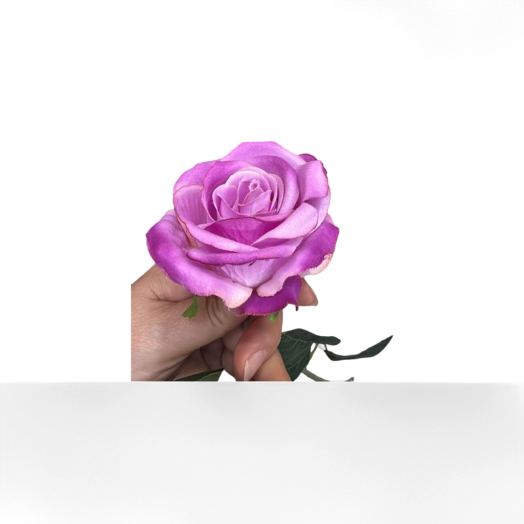 紫色玫瑰花干花束永生花装饰家居插花礼品