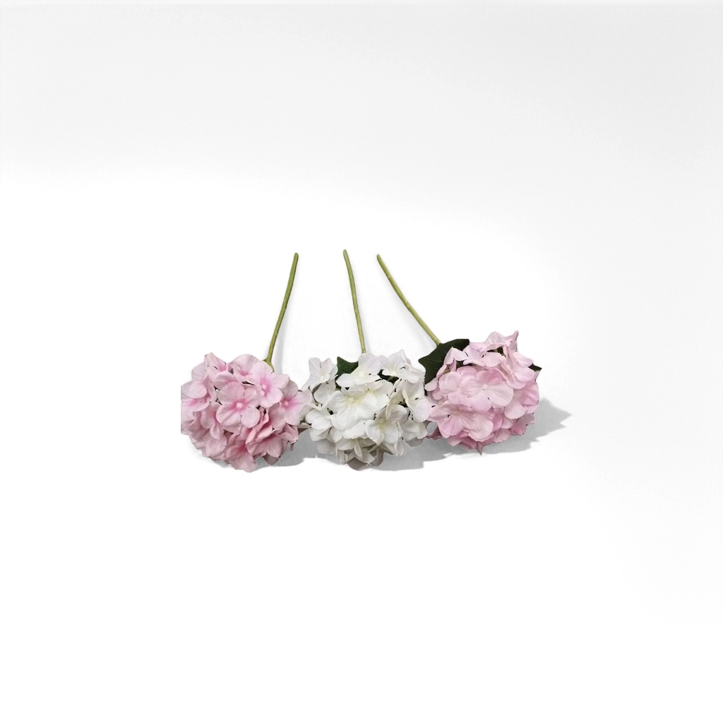 Pink and white hydrangea bouquets, fresh flower delivery, birthday proposal decoration, living room ornaments Specification image