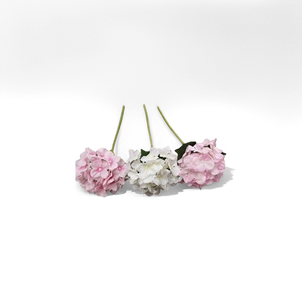 Pink and white hydrangea bouquets, fresh flower delivery, birthday proposal decoration, living room ornaments Application Scenario