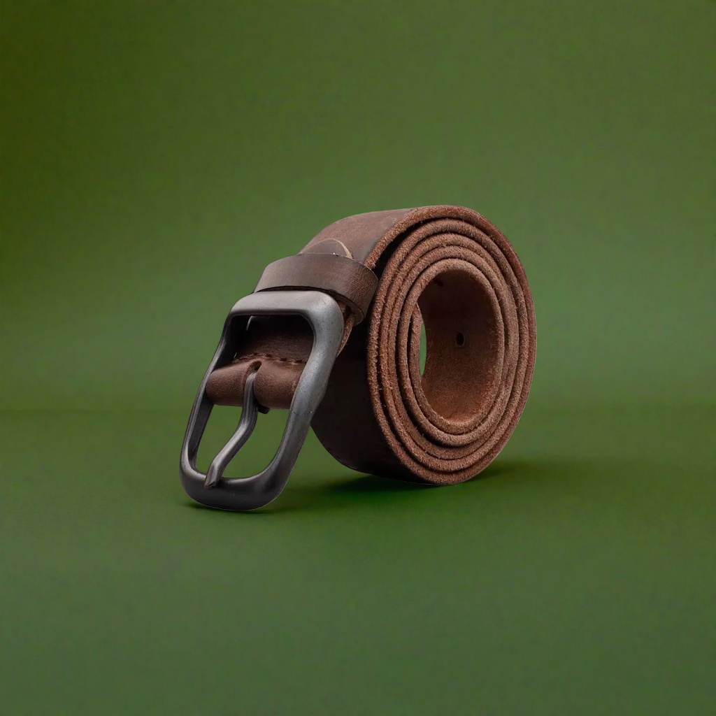 Brown genuine leather men's belt is a fashionable, simple and versatile belt for business and casual wear Application Scenario
