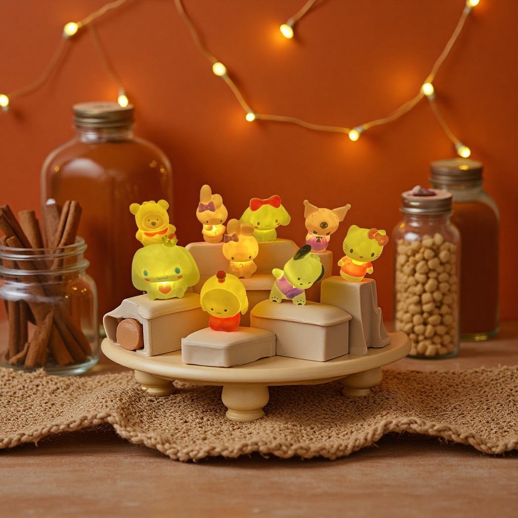The main body of the illuminated cartoon lighting fixture is cute in shape, and it is used for decorative lighting in bedrooms and children's rooms