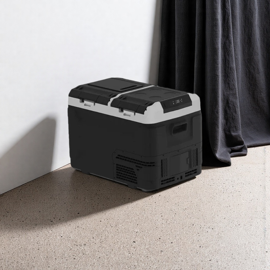 Car refrigerator refrigeration 12V 24V universal car ED40/50/60-A refrigeration quick-freezing freezer details Picture