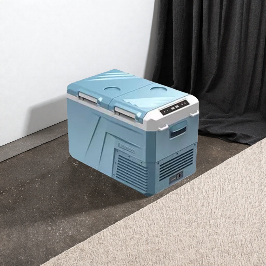 Car refrigerator for 12V and 24V universal car QXD30/40/50 refrigeration and quick-freezing freezer details Picture