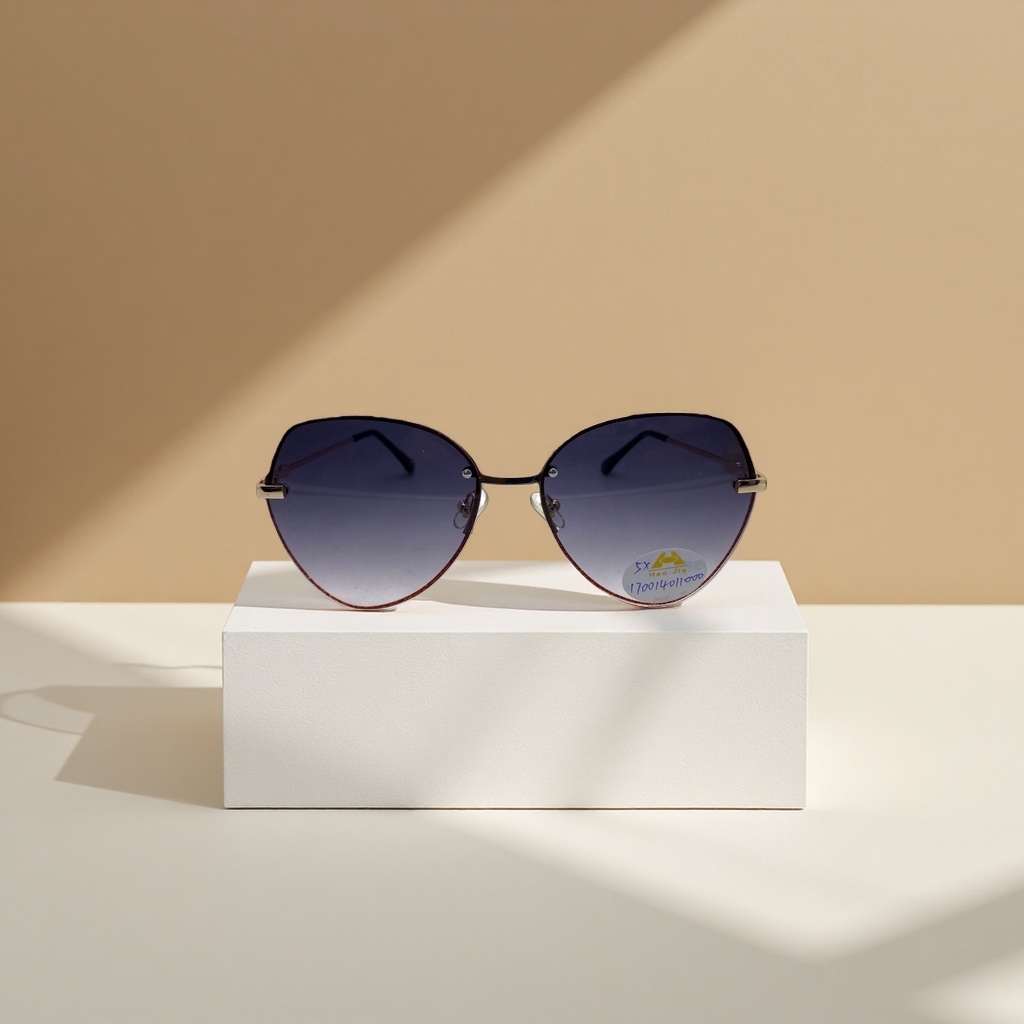 Brown gradient lens sunglasses, fashionable UV-resistant polarized sunglasses details Picture