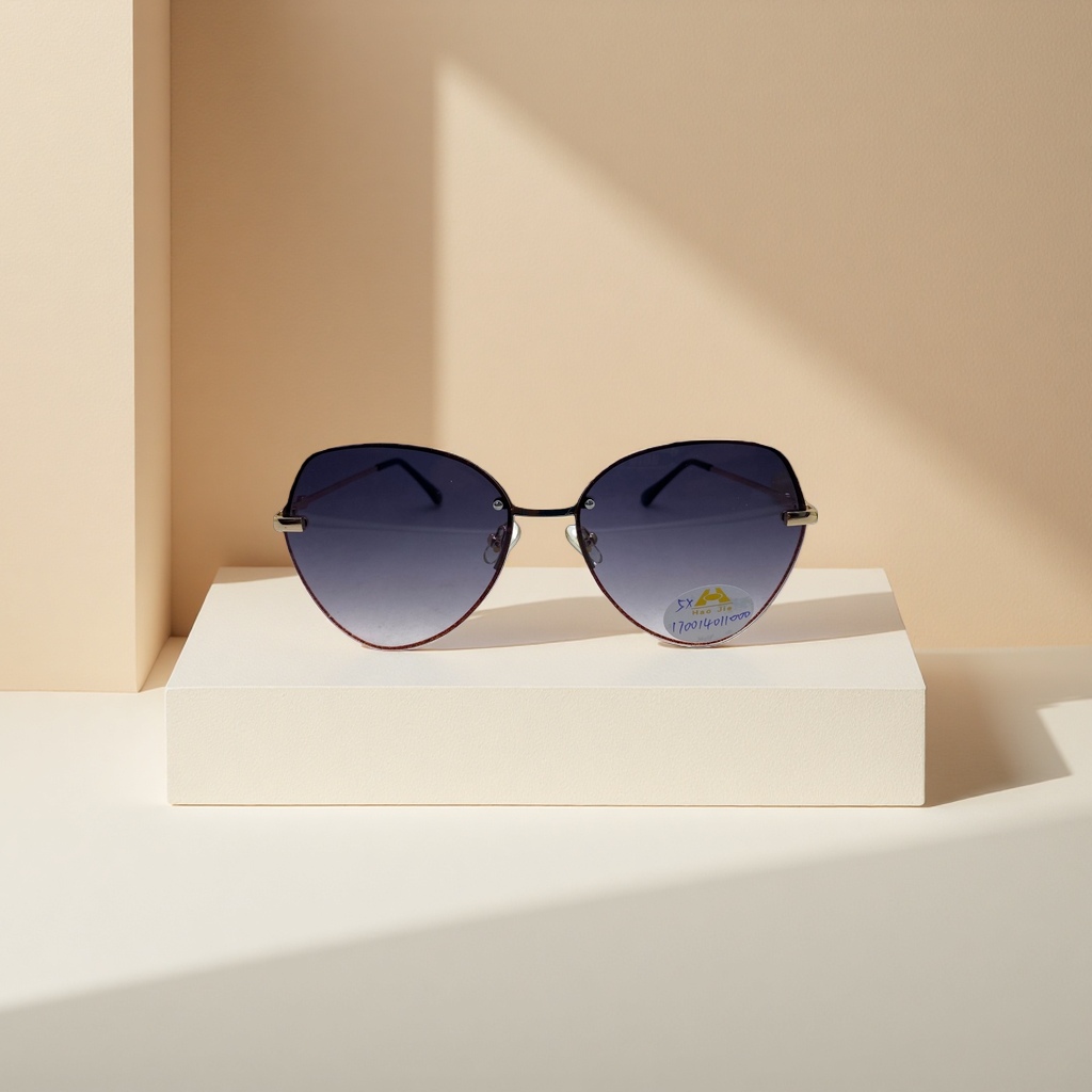 Brown gradient lens sunglasses, fashionable UV-resistant polarized sunglasses Specification image