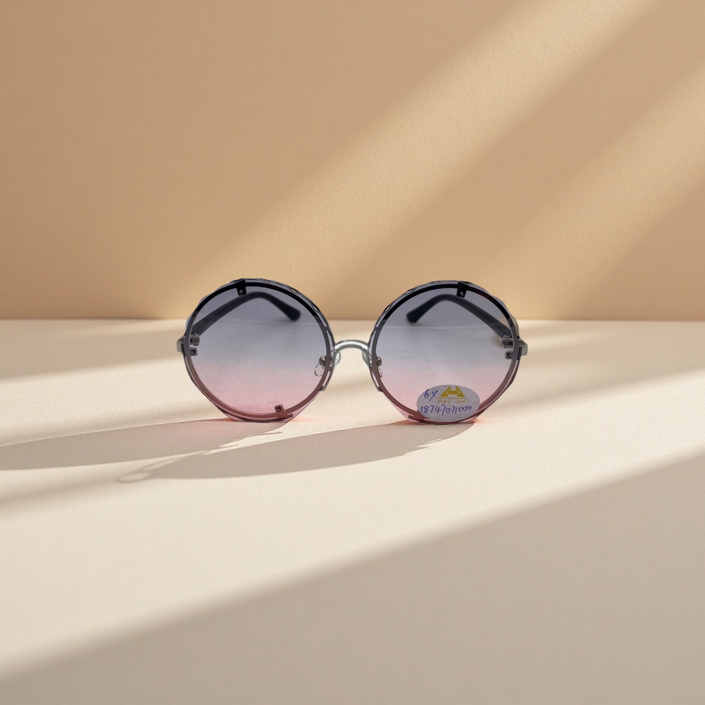 Pink gradient lens sunglasses, fashionable UV-resistant polarized sunglasses, suitable for both men and women Application Scenario