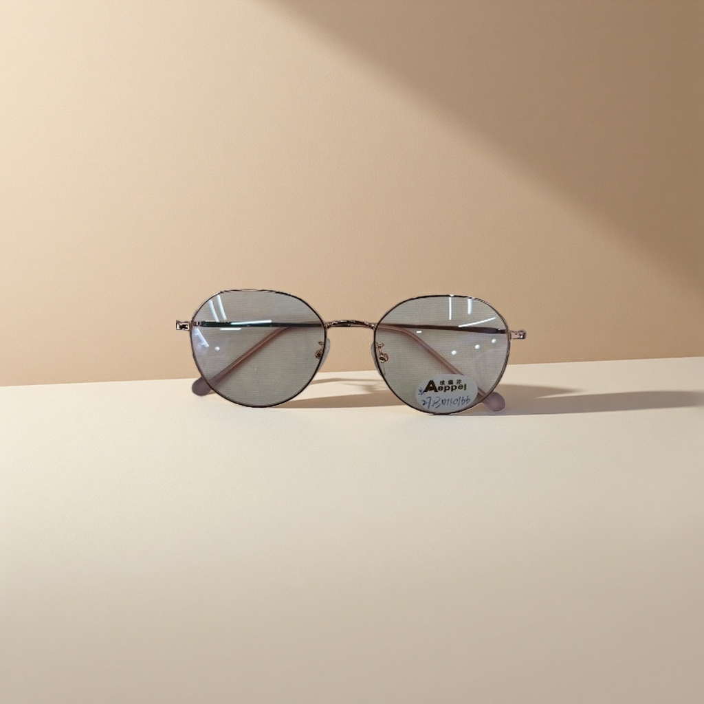 The golden fine-framed glasses with lightweight titanium alloy frames are versatile for both business and casual use Application Scenario