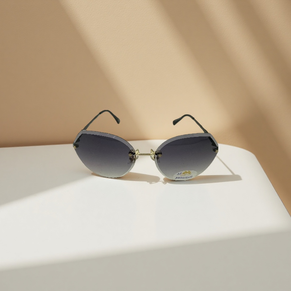 Grey gradient lens sunglasses, fashionable UV-resistant polarized sunglasses Specification image