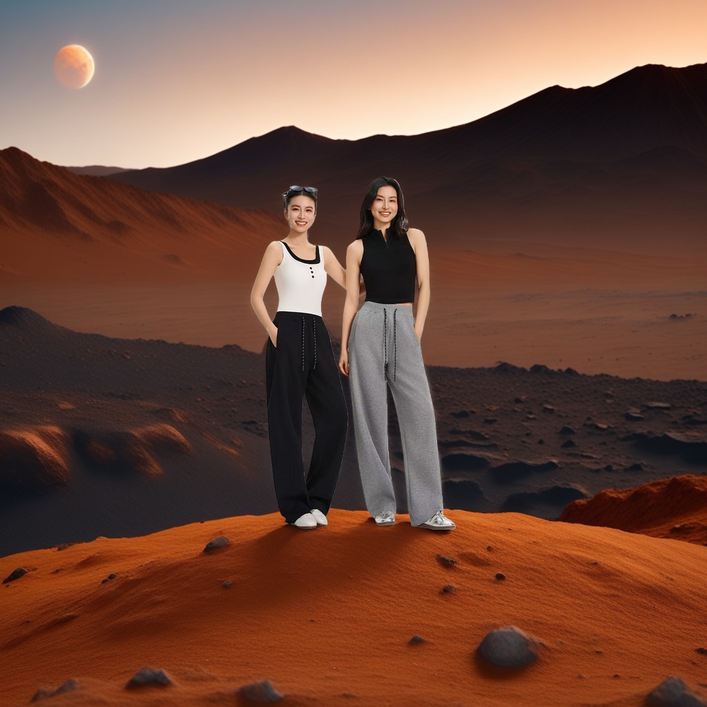 Loose casual trousers for women Application Scenario