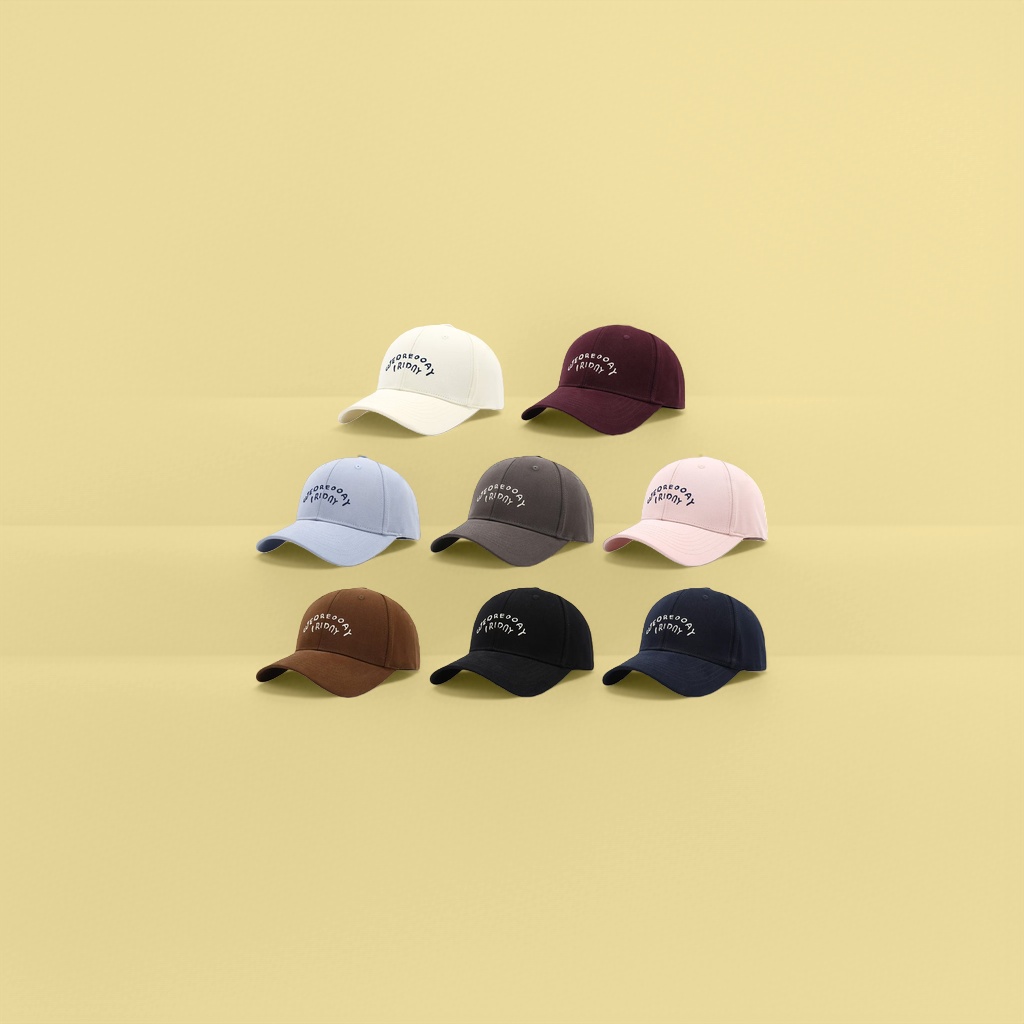WEDNESDAY FRIDAY embroidered baseball cap for both men and women