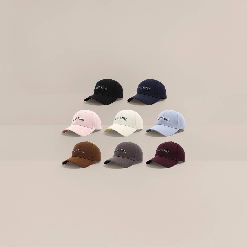 Multi-color NEW YORK embroidered baseball cap, a trendy and versatile casual cap for both men and women Application Scenario