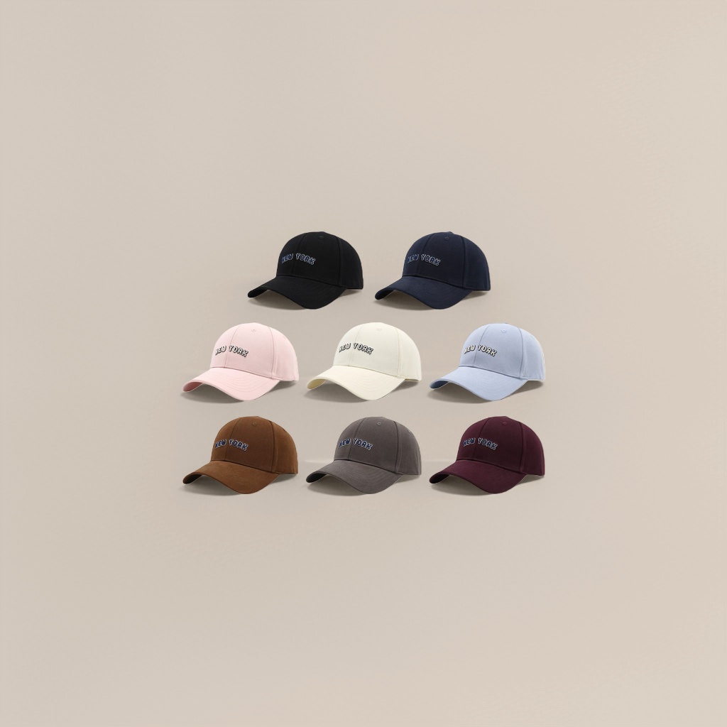 Multi-color NEW YORK embroidered baseball cap, a trendy and versatile casual cap for both men and women Specification image