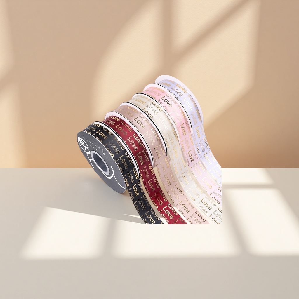 Flower packaging webbing, gift ribbon packaging, webbing accessories, gift packaging tape Specification image