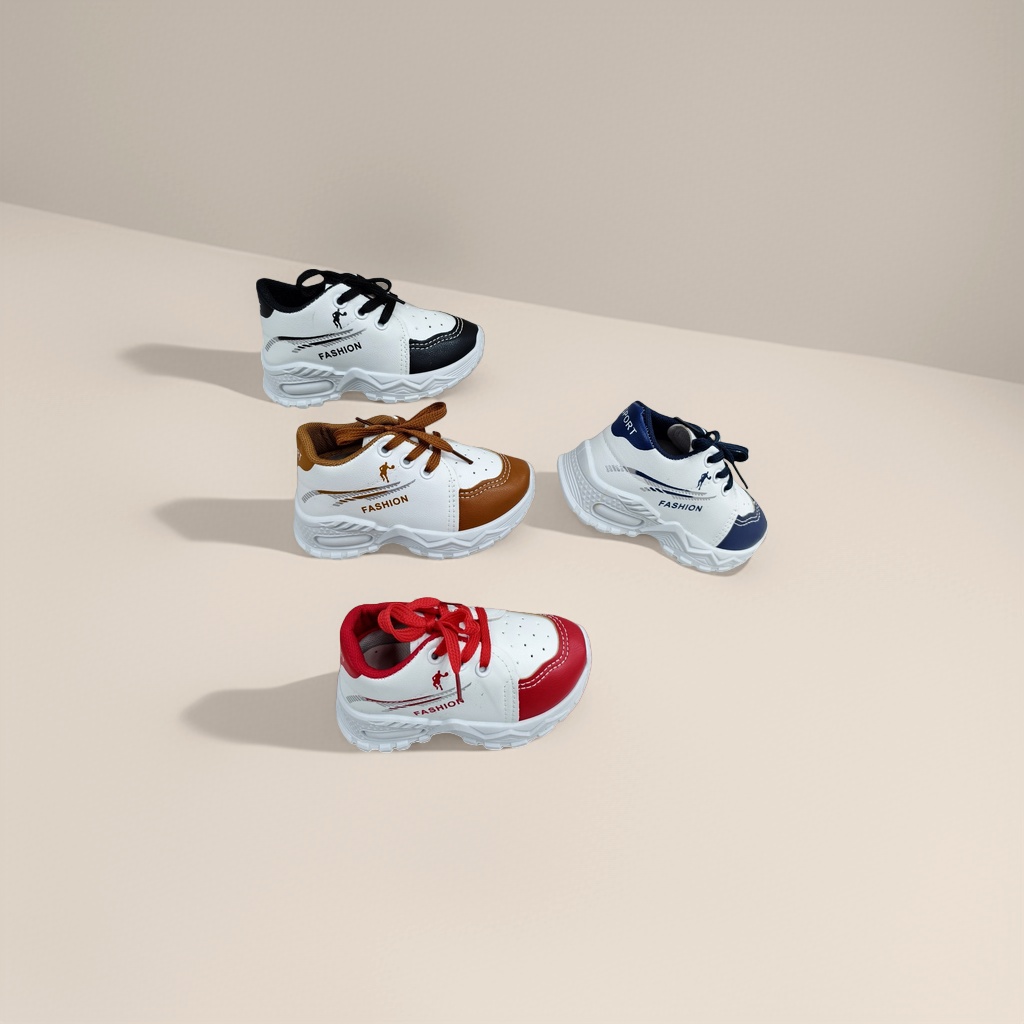 Children's sports shoes for boys, breathable mesh, white Korean-style children's shoes for spring and summer Specification image