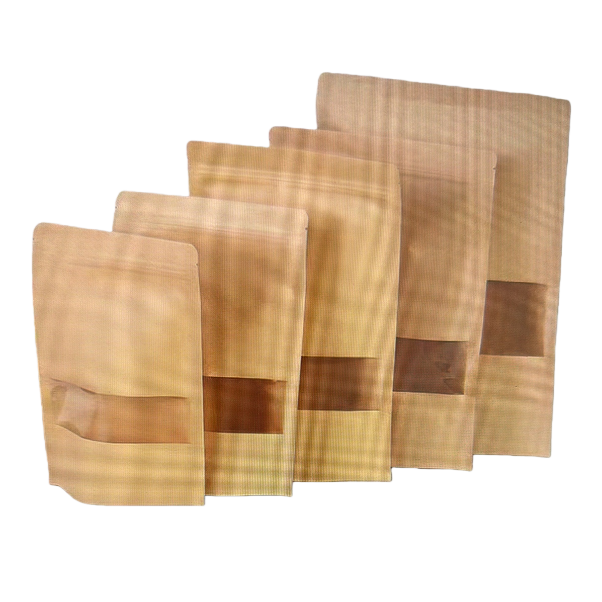 Brown self-sealing bag with thickened main body moisture-proof sealing bag, household storage packaging bag Item Picture