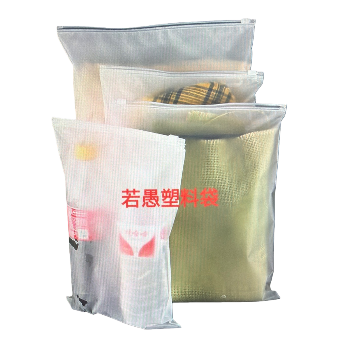 Bolsa de plástico transparente engrosada ripstop food grade seal poly bag bolsa ziplock grande Item Picture
