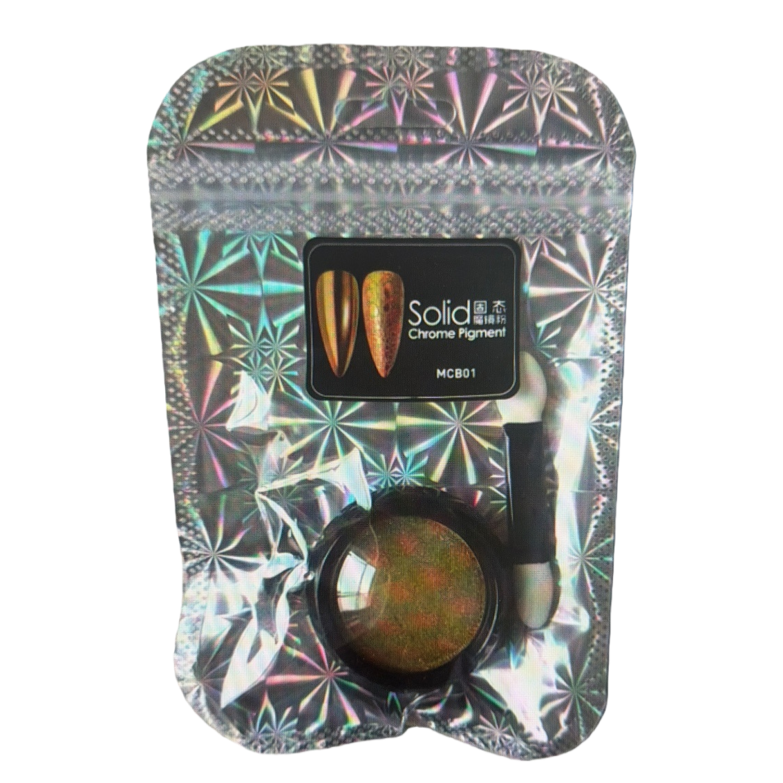 Rainbow star monge bolsa de embalaje de metal sólido color polvo puede Item Picture