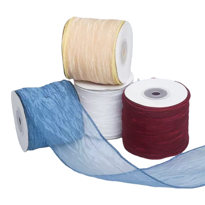 Colorful ribbon rolls 25mm wide and 10-meter-long lace bow decorations for DIY packaging by hand Item Picture