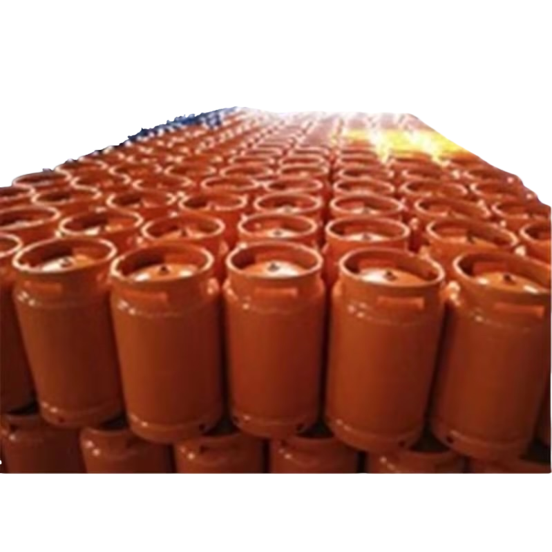 The orange household gas cylinder, a 15-kilogram liquefied petroleum gas cylinder, is safe and explosion-proof Item Picture