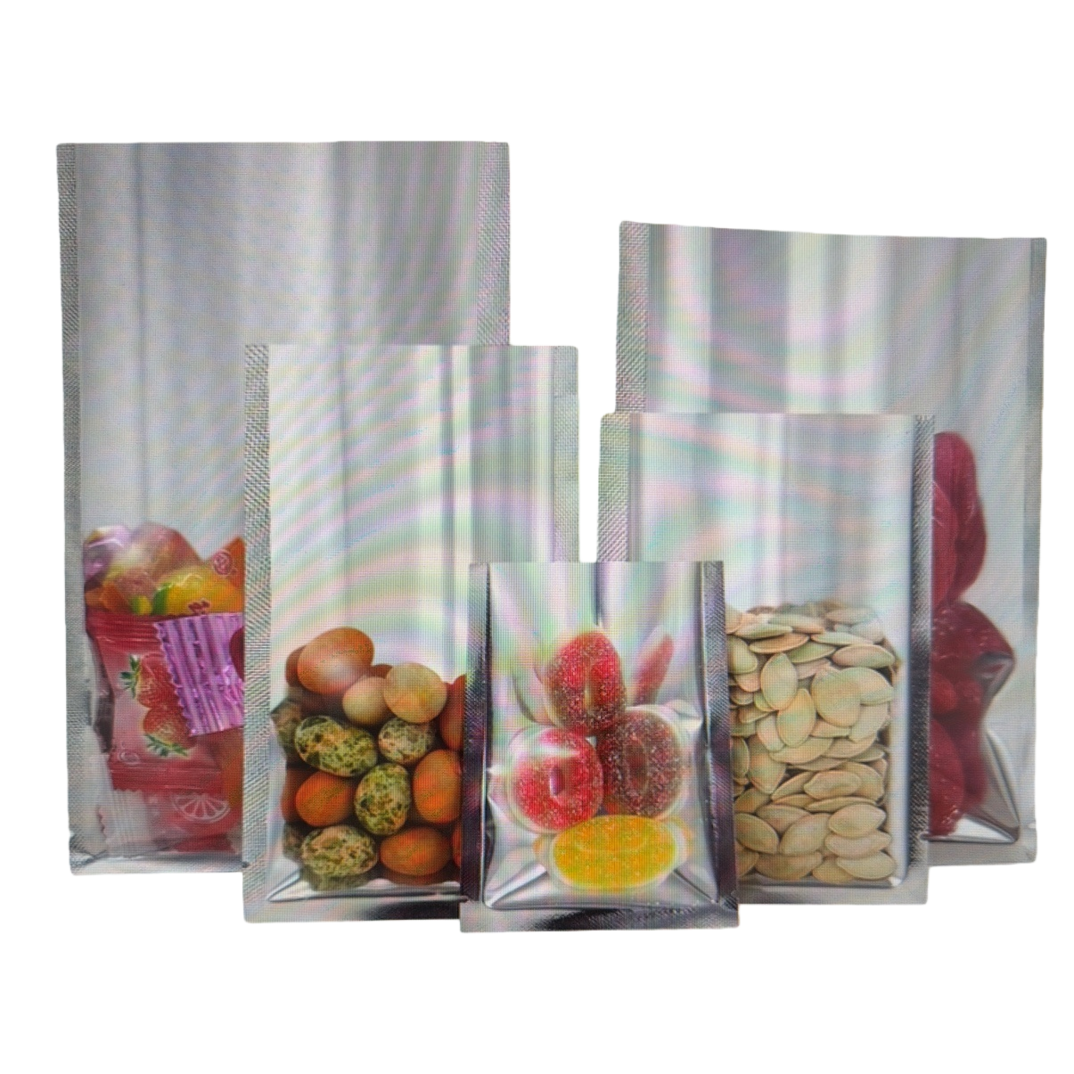 Transparent vacuum packaging bags, thickened moisture-proof sealed and fresh-keeping bags specially designed for snacks Item Picture