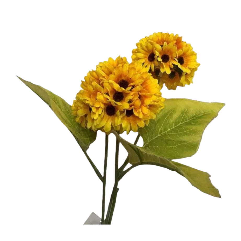 The main body of the yellow sunflower bouquet is a fresh flower arrangement for decorating the living room, bedroom and balcony Item Picture