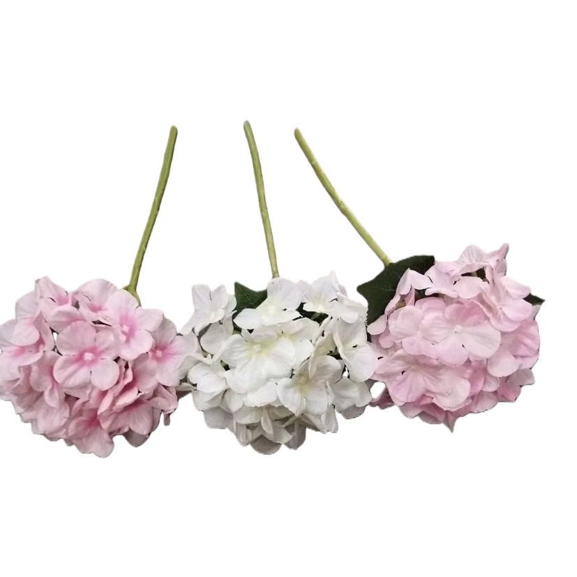 Pink and white hydrangea bouquets, fresh flower delivery, birthday proposal decoration, living room ornaments Item Picture