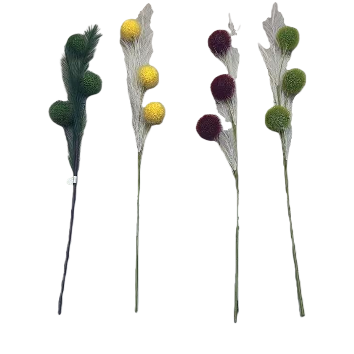 Colorful spherical decorative flower branches simulate eternal flower arrangement materials Item Picture