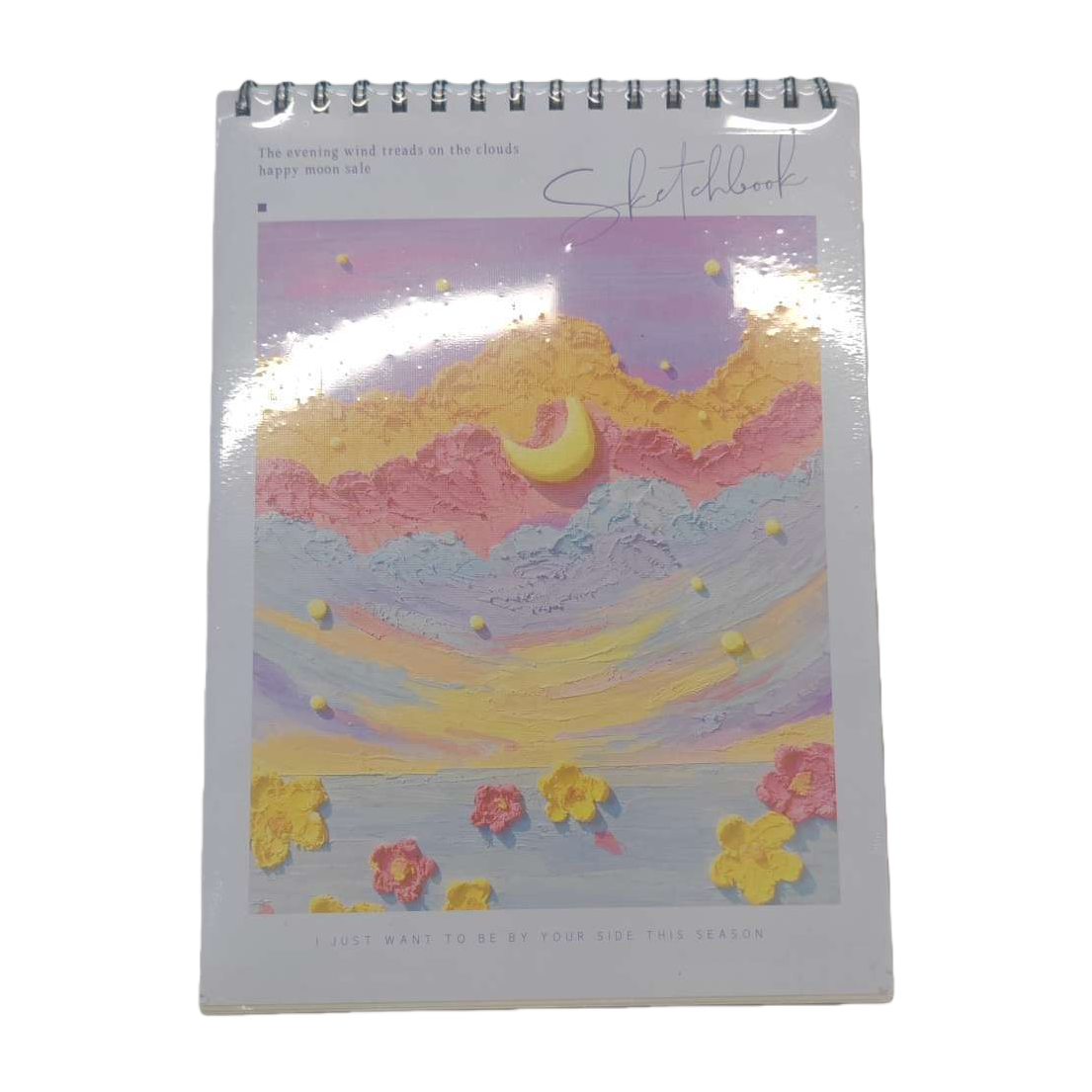 彩色插画素描本 16K加厚纸张 手绘涂鸦笔记本白底实物图