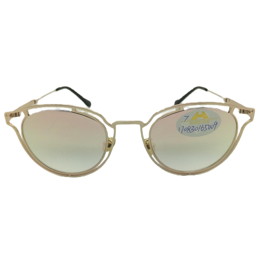 Золотые тонкие очки в кошачьих очках Item Picture