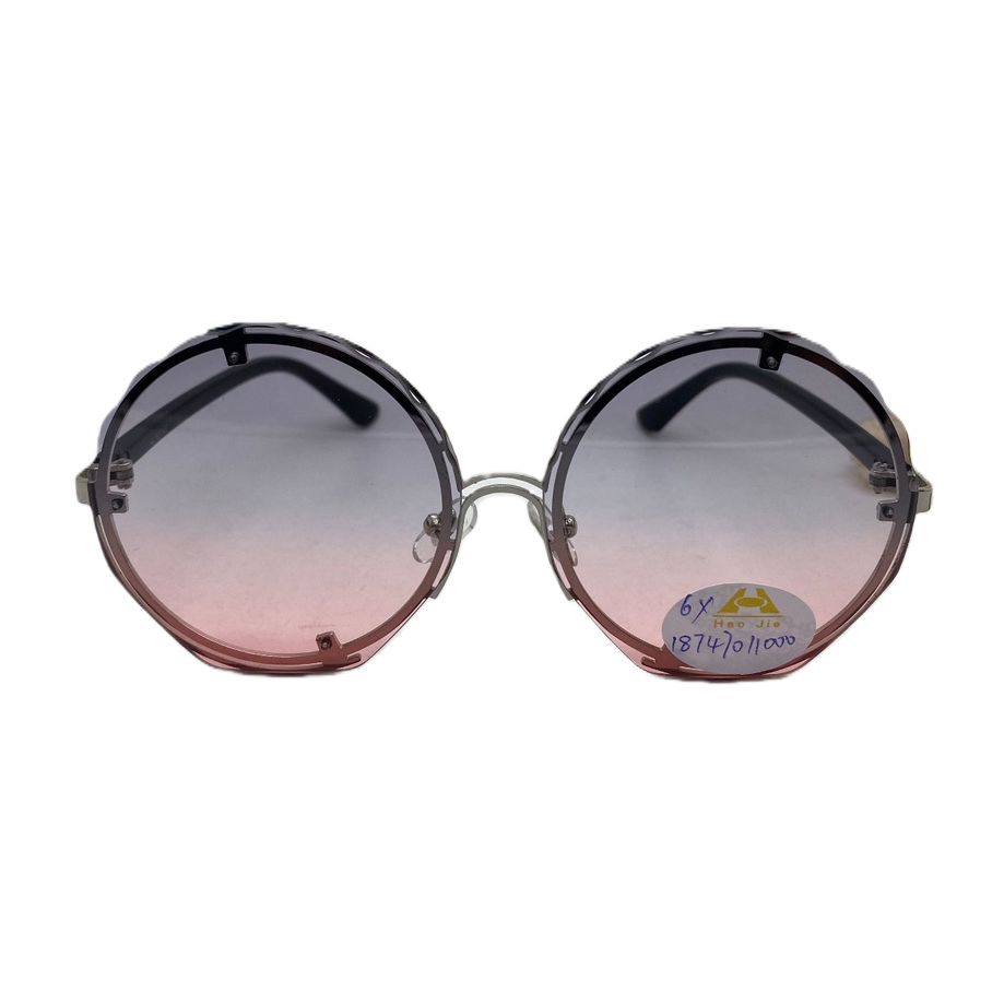 Pink gradient lens sunglasses, fashionable UV-resistant polarized sunglasses, suitable for both men and women Item Picture