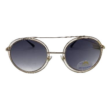 Golden double-framed sunglasses, fashionable UV-resistant polarized sunglasses, suitable for both men and women Item Picture
