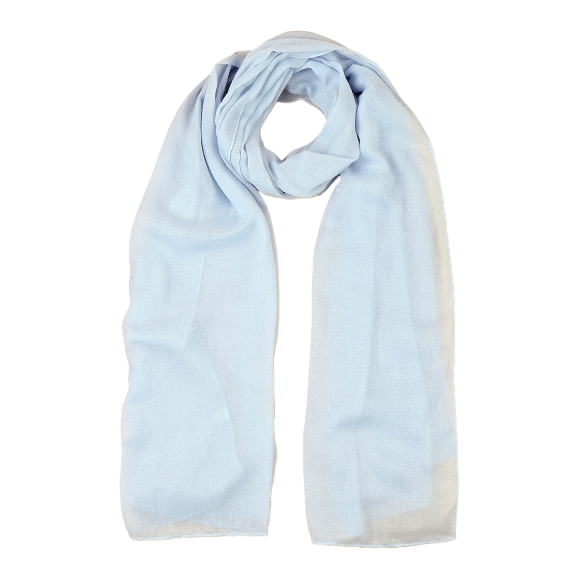 The light blue cashmere blend scarf is light, soft and suitable for all seasons Item Picture
