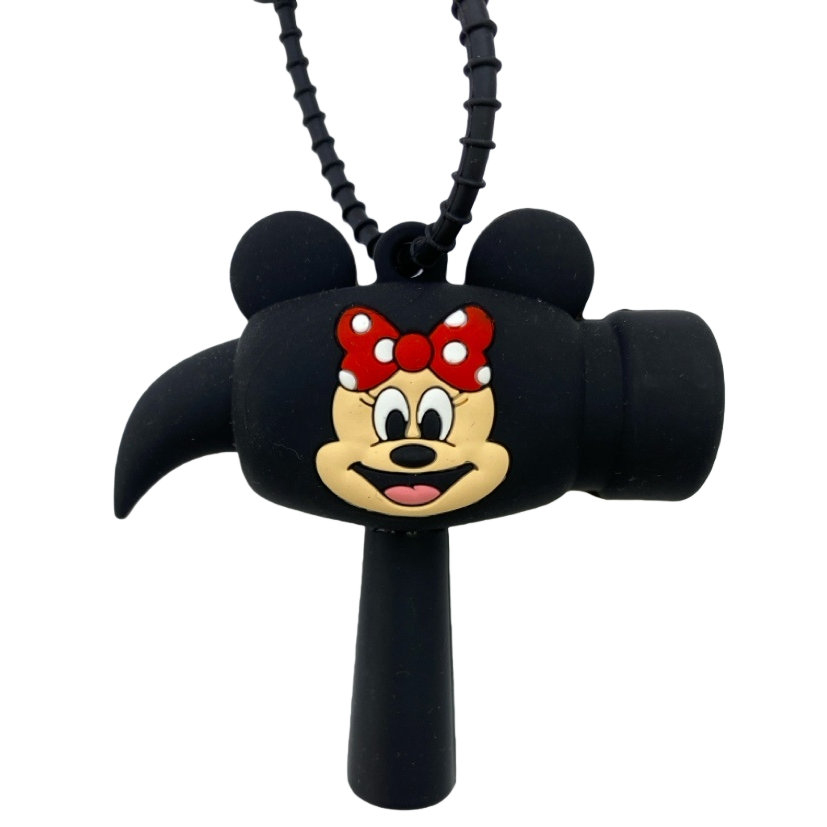 Black Miny-shaped pendant, cute cartoon keychain, mobile phone chain decoration Item Picture