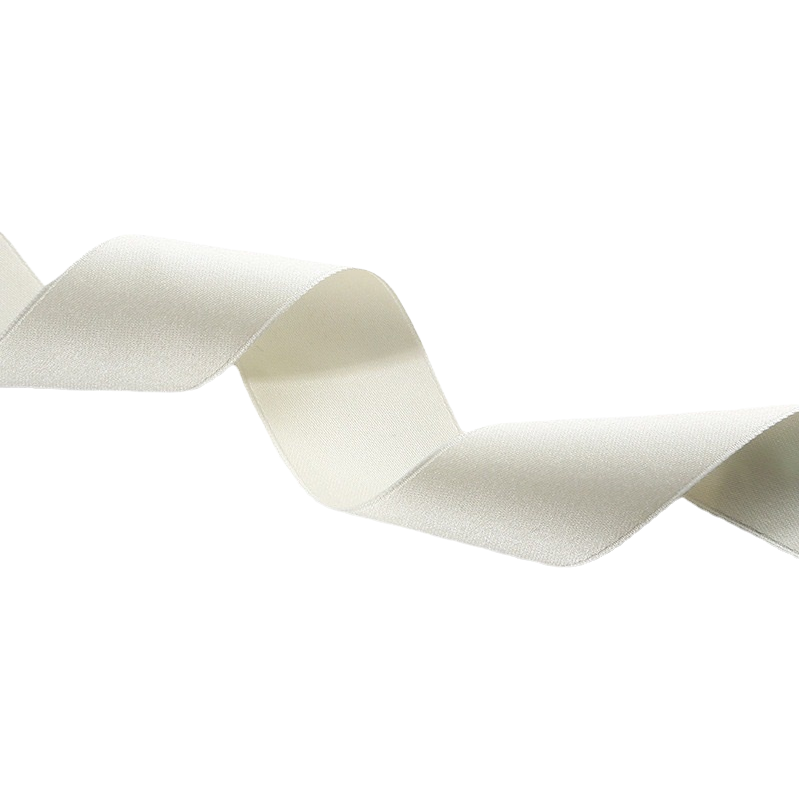 The gift box is wrapped in a beige woven ribbon satin finish and decorated with a handcrafted bow Item Picture