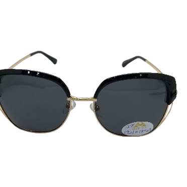 إطارات سوداء، نظارات ذهبية، نظارات شمسية مضادة للأشعة فوق البنفسجية Item Picture