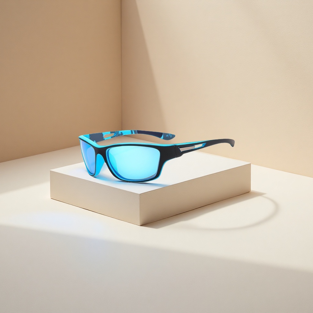 Gafas de sol con lentes azules moda polarizada protección uv unisex Application Scenario
